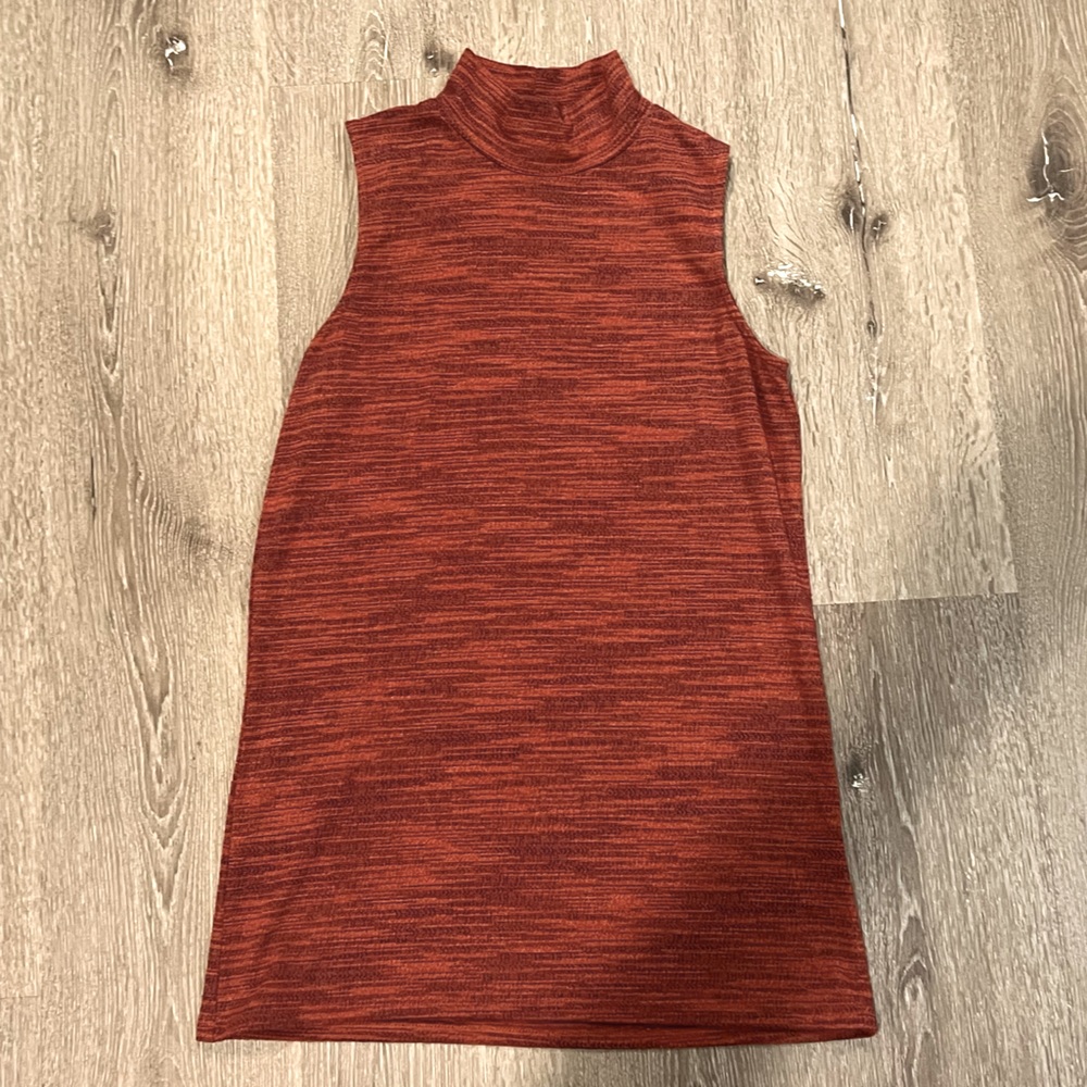 Sleeveless Rust Top